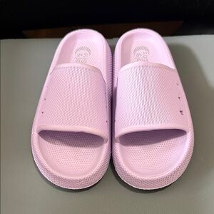 Kids Light Purple Slide Sandals
